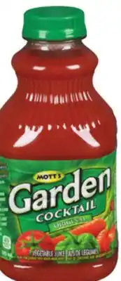 Giant Tiger Mott's Garden Cocktail offer
