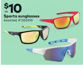 Giant Tiger Sports sunglasses offer