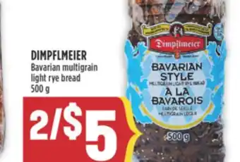 Marché Adonis DIMPFLMEIER Bavarian multigrain light rye bread offer