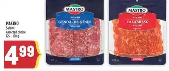 Marché Adonis MASTRO Salami offer