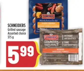 Marché Adonis SCHNEIDERS GRILLED SAUSAGE offer