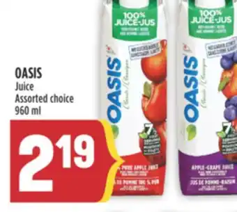 Marché Adonis OASIS Juice offer