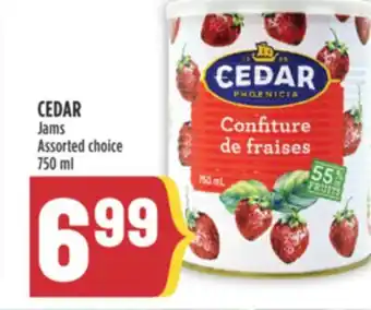 Marché Adonis CEDAR Jams offer
