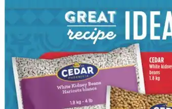 Marché Adonis CEDAR White kidney beans offer