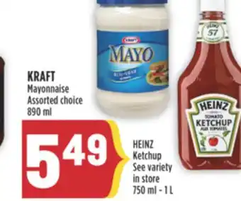 Marché Adonis KRAFT Mayonnaise offer