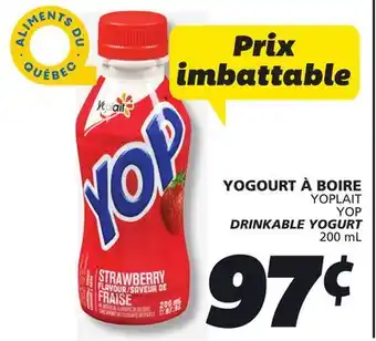 IGA YOPLAIT YOP DRINKABLE YOGURT offer