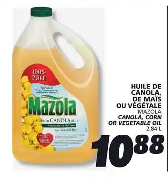 IGA MAZOLA CANOLA, CORN OR VEGETABLE OIL offer