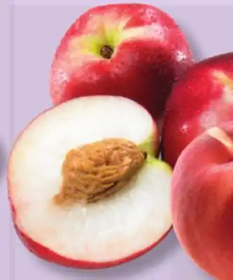 IGA WHITE FLESH NECTARINES OR PEACHES offer