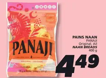 IGA PANAJI NAAN BREADS offer