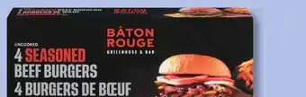 IGA BÂTON ROUGE FROZEN BEEF BURGERS offer