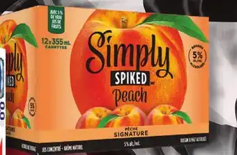IGA SIMPLY SPIKED ALCOHOLIC MALT BEVERAGE offer