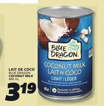 IGA BLUE DRAGON COCONUT MILK offer