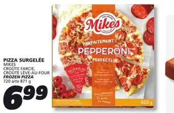 IGA MIKES FROZEN PIZZA offer