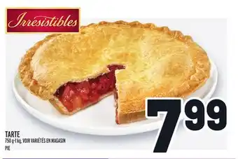 Metro TARTE IRRESISTIBLES | IRRESISTIBLES PIE offer