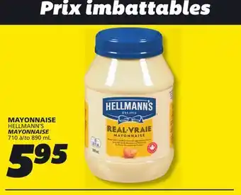 IGA HELLMANN'S MAYONNAISE offer