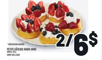 Metro PETITS GÂTEAUX MARIE-ANNE | SUNNY SHELL CAKES offer