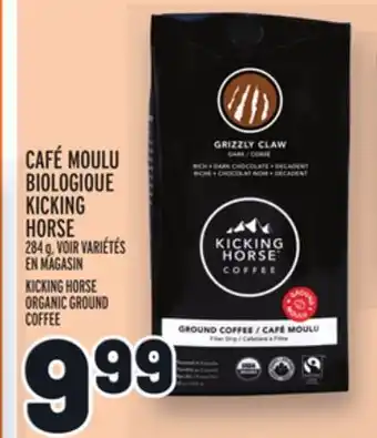 Metro CAFÉ MOULU BIOLOGIQUE KICKING HORSE | KICKING HORSE ORGANIC GROUND COFFEE offer