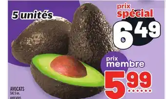 Metro AVOCATS | AVOCADOS offer