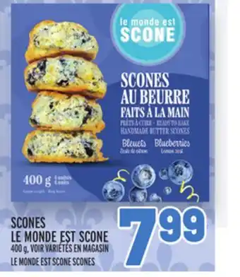 Metro SCONES LE MONDE EST SCONE | LE MONDE EST SCONE SCONES offer