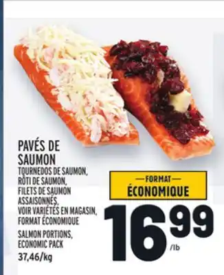 Metro PAVÉS DE SAUMON | SALMON PORTIONS offer