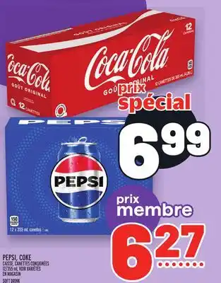 Metro PEPSI, COKE | SOFT DRINK offer