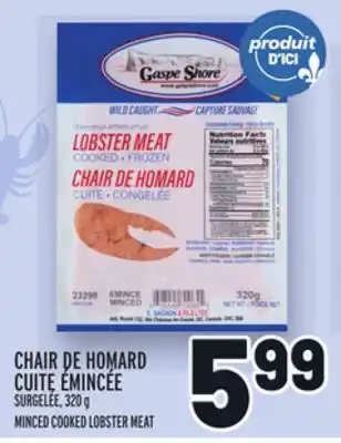 Metro CHAIR DE HOMARD CUITE ÉMINCÉE | MINCED COOKED LOBSTER MEAT offer