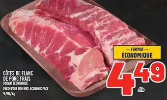 Metro CÔTES DE FLANC DE PORC FRAIS | FRESH PORK SIDE RIBS offer