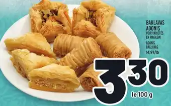 Metro BAKLAVAS ADONIS | ADONIS BAKLAVAS offer