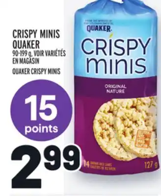 Metro CRISPY MINIS QUAKER | QUAKER CRISPY MINIS offer