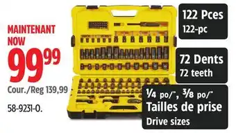 Canadian Tire Stanley ¼ po/, ⅜ po/ Drive sizes offer