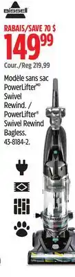 Canadian Tire BISSELL PowerLifter Swivel Rewind Bagless offer