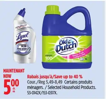 Canadian Tire Old Dutch, Lysol Selected Household Products offer