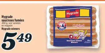Marché Richelieu Hygrade saucisses fumées | Hygrade wieners offer