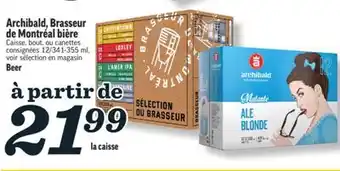 Marché Richelieu Archibald, Brasseur de Montréal bière | Beer offer