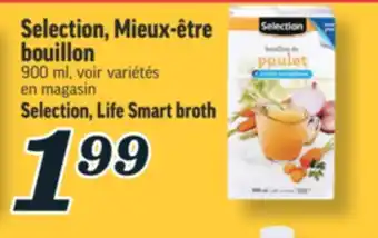 Marché Richelieu SELECTION, MIEUX-ÊTRE BOUILLON | SELECTION, LIFE SMART BROTH offer
