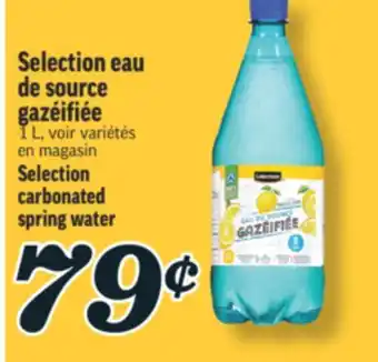 Marché Richelieu Selection eau de source gazéifiée | Selection carbonated spring water offer