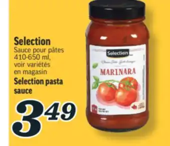 Marché Richelieu SAUCE POUR PÂTES SELECTION | SELECTION PASTA SAUCE offer