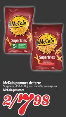 Marché Richelieu MCCAIN POMMES DE TERRE | MCCAIN POTATOES offer
