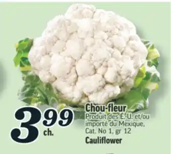 Marché Richelieu Chou‑fleur | Cauliflower offer