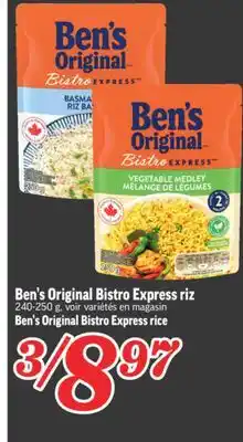 Marché Richelieu BEN'S ORIGINAL BISTRO EXPRESS RIZ | BEN'S ORIGINAL BISTRO EXPRESS RICE offer