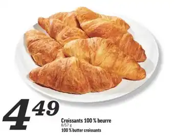Marché Richelieu CROISSANTS 100% BEURRE | 100% BUTTER CROISSANTS offer