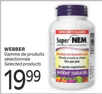 Brunet WEBBER Gamme de produits sélectionnée offer