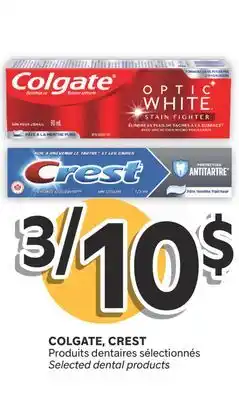 Brunet COLGATE, CREST Produits dentaires sélectionnés offer