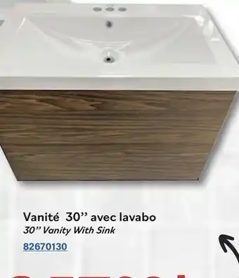 Matériaux Pont Masson 30'' Vanity With Sink offer