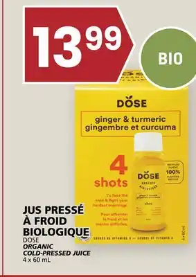 Rachelle-Bery Grocery DOSE ORGANIC COLD-PRESSED JUICE offer