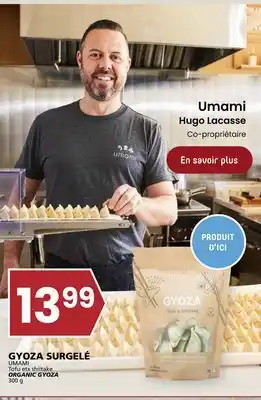 Rachelle-Bery Grocery UMAMI ORGANIC GYOZA offer