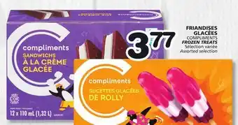 Marches Tradition COMPLIMENTS FROZEN TREATS offer