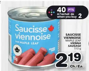 Marches Tradition MAPLE LEAF VIENNA SAUSAGE offer