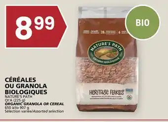 Rachelle-Bery Grocery NATURE'S PATH QI'A (225 g) ORGANIC GRANOLA OR CEREAL 650 to 907 g offer