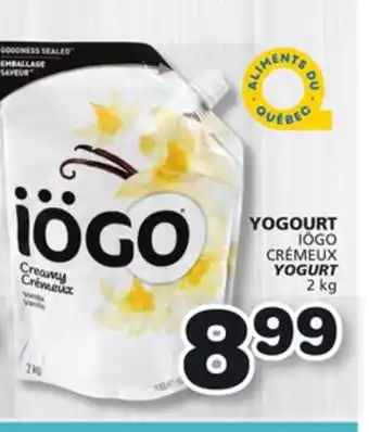 Marches Tradition IÖGO CRÉMEUX YOGURT offer